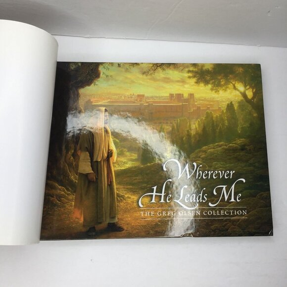 Wherever He Leads Me: The Greg Olsen Collection Hardcover Book - Picture 14 of 14